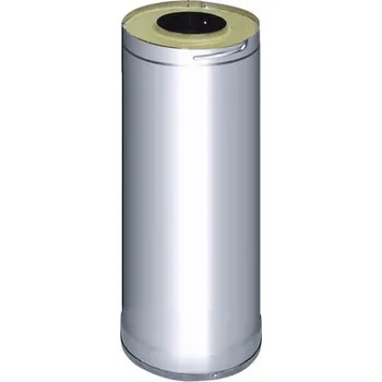 Komín Prodloužení pro komín dvouplášťové Harvia 500 mm, steel