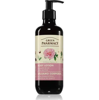 Tělový krém Green Pharmacy Damask Rose & Shea Butter Body Lotion vyživující tělové mléko 400 ml