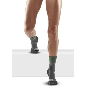 Dámské ponožky CEP Vysoké outdoorové kompresní ponožky MERINO Dámské Velikost: IV, Barvy: green/grey