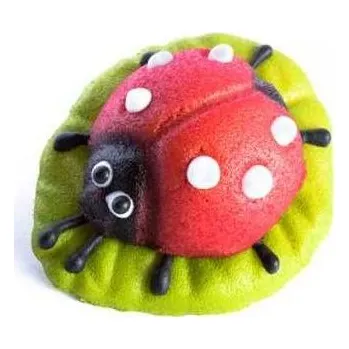 Jedlá dekorace na dort Marcipánová figurka beruška 3x5,5 cm, 32g - Frischmann vyškov