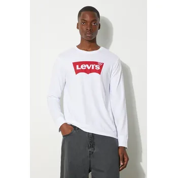 Pánské tričko Tričko s dlouhým rukávem Levi's, XL, bílá, 00X
