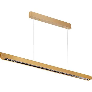 LED Lustr na lanku LED/36W/230V 3000/4000/6400K zlatá