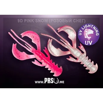 Umělá nástraha Crazy Fish NIMBLE 4" barva 09D růžový sníh