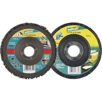 Příslušenství k nářadí Wolfcraft Wolfcraft Univerzální čitící kotouč Ø125x22 mm 1672000