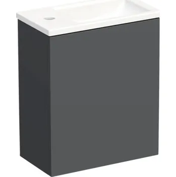 Koupelnový nábytek Koupelnová skříňka s umyvadlem Intedoor TRENTA 42 cm antracit matný TRE 42 1D P PU A3396