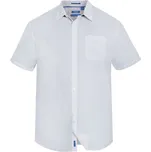 D555 košile pánská DELMAR nadměrná velikost 3XL bílá