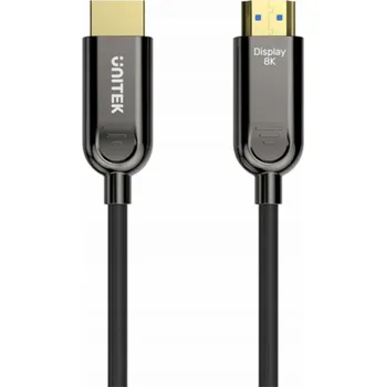 Video kabel Optický kabel HDMI 2.1 AOC Unitek C11085GY01-15M