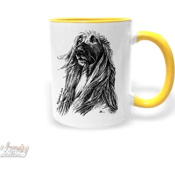 Hrnek - Afgánský chrt Barva: Žlutá