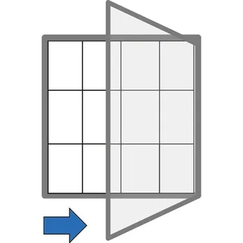 Informační tabulka Venkovní vitrína magnetická, jednokřídlá, 950 x 1000 mm
