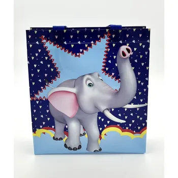 Dárková taška Giftee Dárková taška s uchy - SLON, 30x26cm