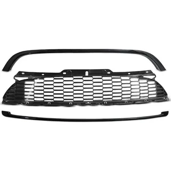 Nárazník Přední maska, Mini Cooper II, R56, 57, 55, 2010-2013, Black-Glossy (58.GRMC08)