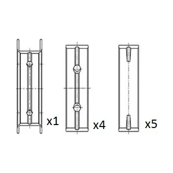 Rozvod motoru Loziska klikove hridele FAI AutoParts BM1093-STD