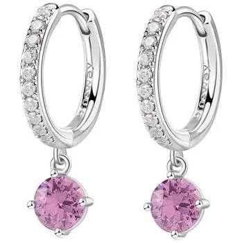 Náušnice Stříbrné náušnice Brosway Fancy Vibrant Pink FVP83 pár + dárek zdarma