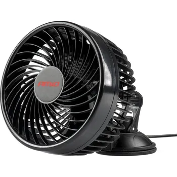 AMiO 03003 ventilátor do auta s přísavkou 6"