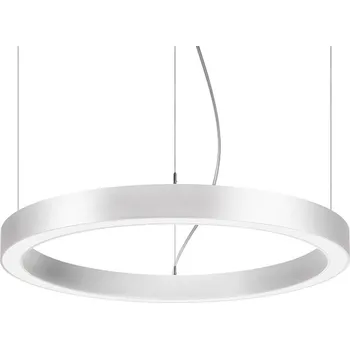 Lampička BRUMBERG Biro Circle UpDown DALI bílá 830 75cm - Stříška - výška 4 cm, Ø 4,6 cm; minimální zavěšení 44 cm bílá strukturovaná 1 x 40 W LED nahoru + 1 x 40 W LED dolů - Doprava zdarma