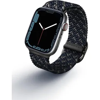 Elektronika UNIQ Aspen Designer Edition řemínek pro Apple Watch 45/44/42mm Obsidian Blue