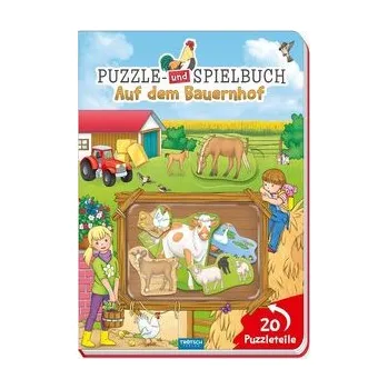 První čtění Trötsch Puzzle- und Spielbuch Auf dem Bauernhof - Trötsch Verlag