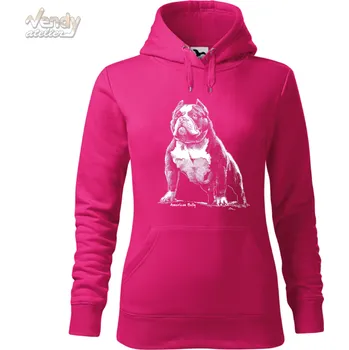 Pánská mikina Mikina - American Bully Barva: Purpurová (40), Velikost: XS, Střih: Dámské