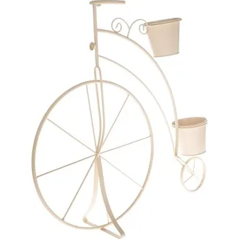 Casa de Engel Kovové kolo květináč - béžové