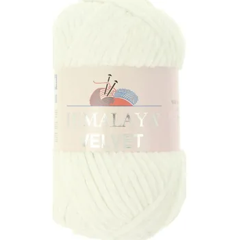 Příze Himalaya Velvet 90063 off white