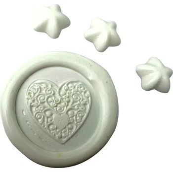 Pečeť Creatissimo - Vosk pro pečetění ve tvaru Hvězdičky Bílá - 50 g