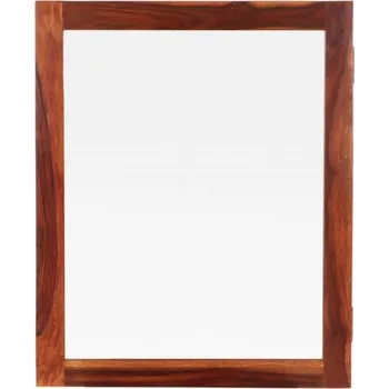 Zrcadlo Indický nábytek - Zrcadlo Jali 50x60 z indického masivu palisandr Only stain