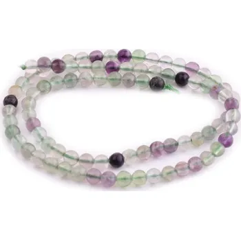 Drahý kámen Fluorit 4mm