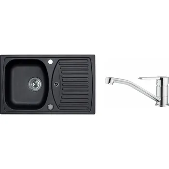 Kuchyňský dřez SET ALVEUS RECORD 30 - 91 + BATERIE RUTA CHROM