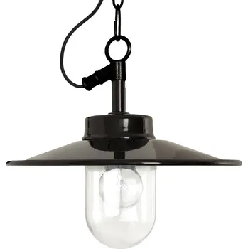 K.S. Verlichting Průmyslově navržené závěsné svítidlo Vita černá 1 x 60 W - Doprava zdarma