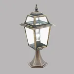 Searchlight Soklové světlo New Orleans, černá-zlatá černo-zlatá, čirá 1 x 60 W - Doprava zdarma