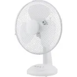 Stolní ventilátor 30cm, bílý, 3 rychlosti, 40W