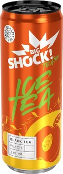 Ledový čaj Big Shock Ice Tea Black Tea 330 ml broskev