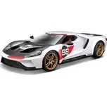 Maisto 2021 Ford GT Heritage, bílá, 1:18