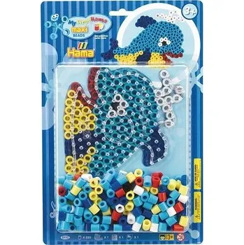 Dětské navlékací korálky Hama Zažehlovací korálky MAXI - Korálkový set Velryba