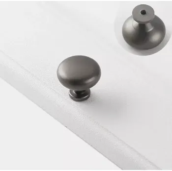 Madlo do koupelny Knop knopka držadlo šuplíku 6050 antracit mat (KNP50-5)