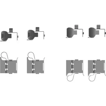 Přislušenství brzdového systému Sada příslušenství, obložení kotoučové brzdy TEXTAR 82556700