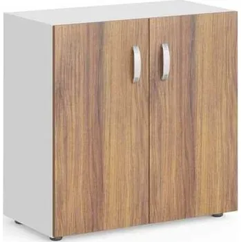 Šatní skříň Nízká skříň Manager 79,9 x 42,2 x 80 cm, ořech warmia / bílá