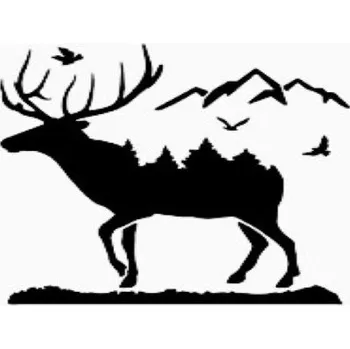 Plast. šablona, JELEN 6, 30x30 cm, 1ks