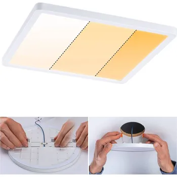 Lampička Paulmann LED Areo dimtowarm hranatý bílá 23cm - montážní průměr 5 cm - 19,5 cm bílé LED celkem 16 W - Doprava zdarma