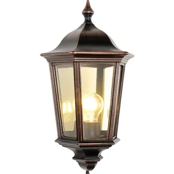 Venkovní osvětlení LCD Venkovní nástěnné světlo 1165 hliník černá-měď 1 x 100 W - Doprava zdarma