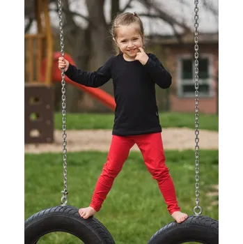 Dívčí legíny Dětské legíny, červené 122