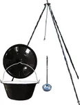 Smaltovaný kotlík 8 L (1,2 mm) INOX + poklice + stojan CLASSIC