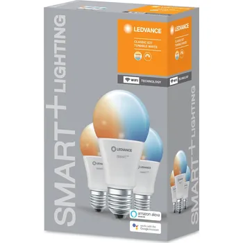Lampička LEDVANCE SMART+ WiFi E27 9W Classic CCT 3ks