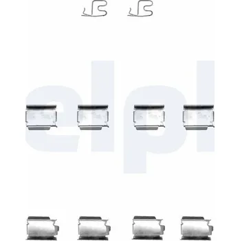 Brzdový kotouč Sada prislusenstvi, oblozeni kotoucove brzdy DELPHI LX0343