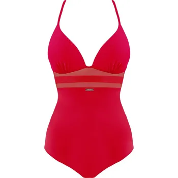 Dámské plavky Dámské plavky - S1026S - Fashion13 - Self červená 40E