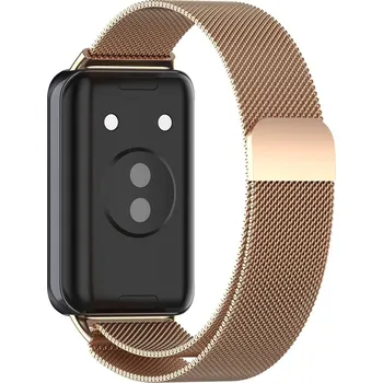 Příslušenství k chytrým hodinkám eses Milánský tah pro Honor Band 9 - Růžovo zlatý