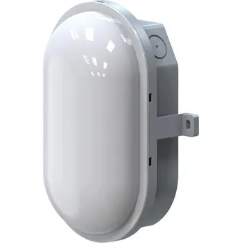 MEGATRON LED stropní svítidlo Zella Neo IP54, plast, senzor šedá bílá LED 8 W celkem - Doprava zdarma