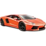 Maisto Lamborghini Aventador Coupé, metal oranžová, 1:24