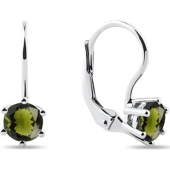 Náušnice KLENOTA K0187082 Zelená