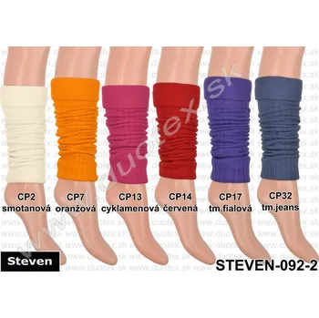 Dámské punčochy STEVEN Lýtkové návleky Steven-092-2 Barva: CP7-oranžová, Velikost: uni